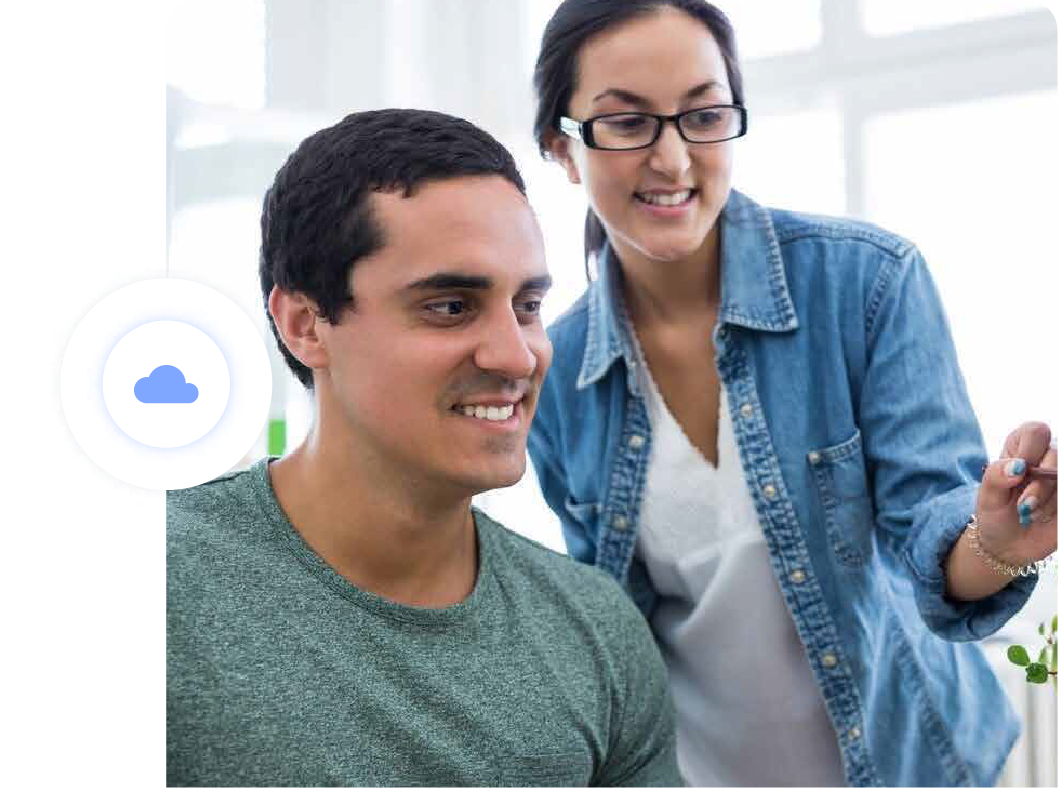 Grupo ITS specialists collaborating on cloud communications and customer experience strategy